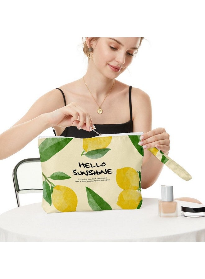 Fokongna حقيبة فوكوانغنا الرطبة حقيبة رطبة وجافة حقيبة شاطئ حقيبة رطبة للملابس السباحة، حقيبة مكياج للسفر حقيبة أدوات النظافة مقاومة للماء سعة كبيرة للنساء الفتيات الأمهات الأخوات الأصدقاء حقيبة حفاضات فراولة ليمون - Image 3