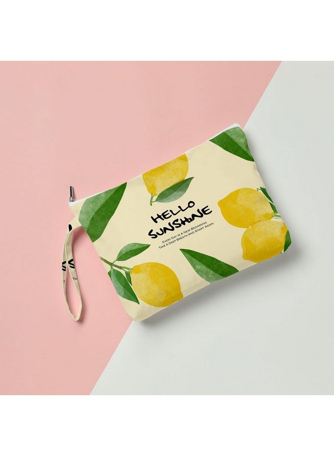 Fokongna حقيبة فوكوانغنا الرطبة حقيبة رطبة وجافة حقيبة شاطئ حقيبة رطبة للملابس السباحة، حقيبة مكياج للسفر حقيبة أدوات النظافة مقاومة للماء سعة كبيرة للنساء الفتيات الأمهات الأخوات الأصدقاء حقيبة حفاضات فراولة ليمون - Image 4