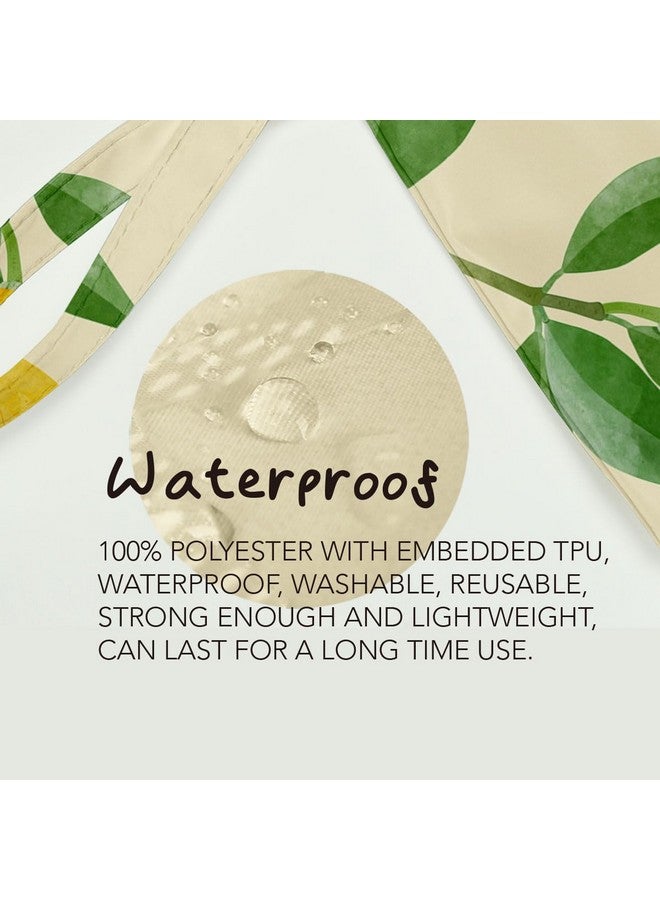 Fokongna حقيبة فوكوانغنا الرطبة حقيبة رطبة وجافة حقيبة شاطئ حقيبة رطبة للملابس السباحة، حقيبة مكياج للسفر حقيبة أدوات النظافة مقاومة للماء سعة كبيرة للنساء الفتيات الأمهات الأخوات الأصدقاء حقيبة حفاضات فراولة ليمون - Image 5