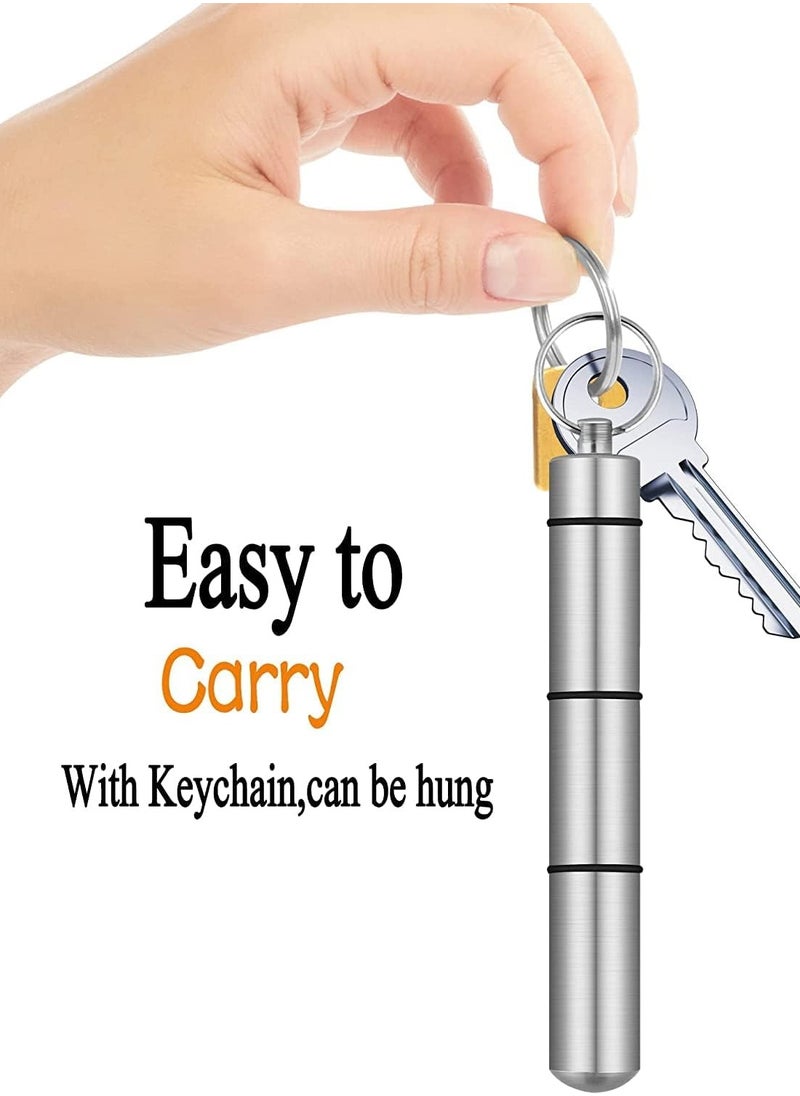 CityRiya-Long Ear Wax Removal Kit, Ear Pick Tools Earwax Removal 6-in-1 Ear Cleansing Tool Set Stainless Steel Ear Curette Ear Wax Remover Tool with Keychain Box  - Image 3