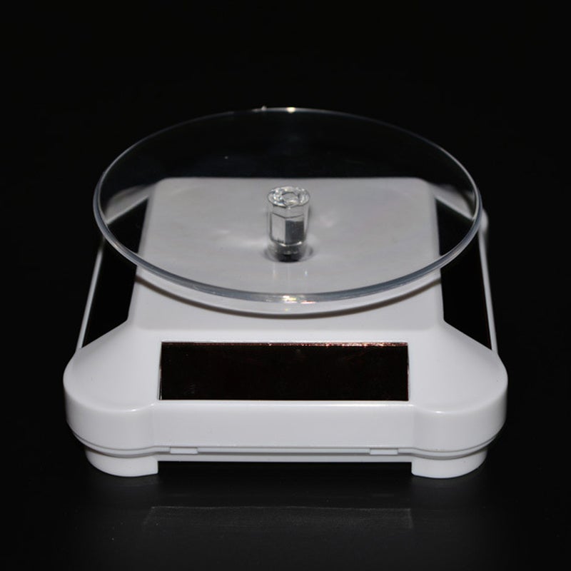 360 Degree Electric Rotating Turntable Display Stand for Video Photography Props Solar Power Display Turntable - Image 3