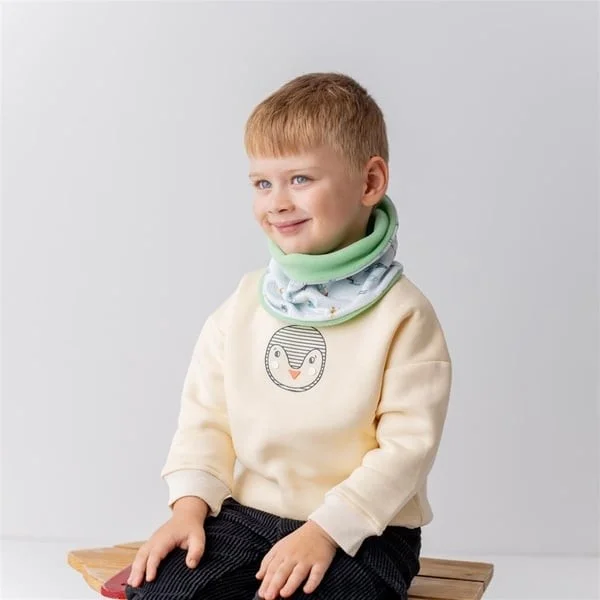 ماما يويو Polar Neck Collar - Skier / Green - Compatible Up to 5 Years Old