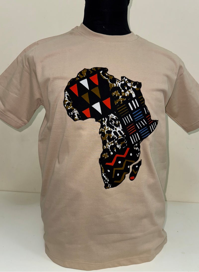 Bushkin Inc. Bushkin Inc, Afrocentric Print/Map T-shirt  - Image 2