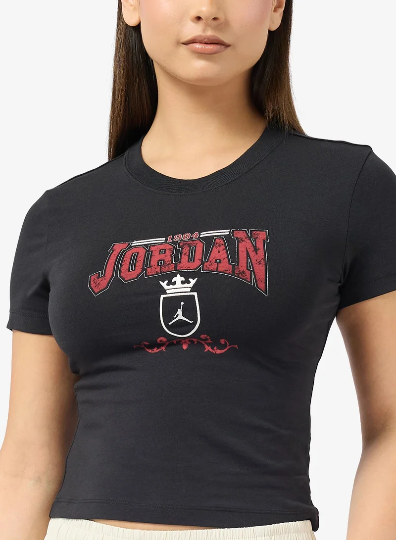 Jordan  Jordan Brooklyn Timid Graphic T-Shirt for Women | Best Price UAE