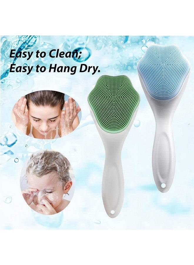 CHAMELI Facial Cleansing Brush Soft Silicone Face Wash Brush Face Scrubber Manual Waterproof Cleansing Skin Care Face Brushes for Cleaning - Image 2
