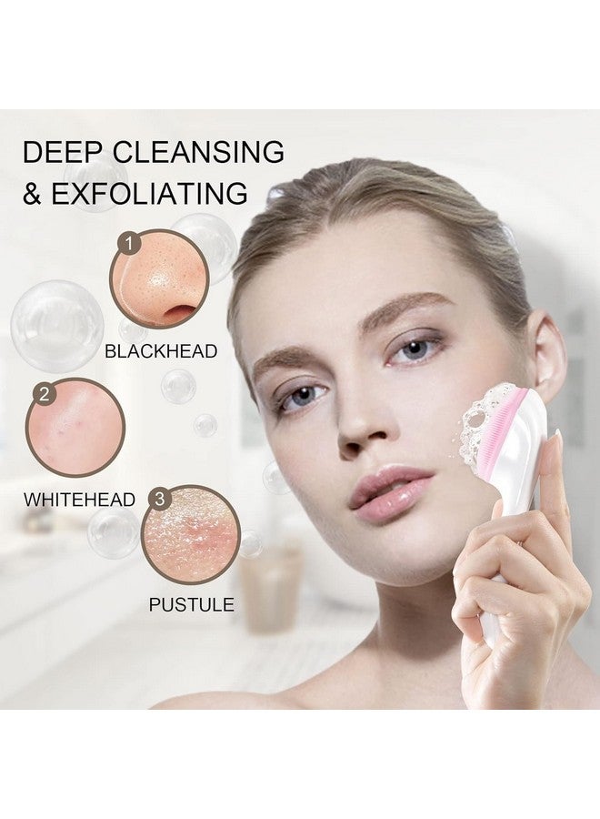 CHAMELI Facial Cleansing Brush Soft Silicone Face Wash Brush Face Scrubber Manual Waterproof Cleansing Skin Care Face Brushes for Cleaning - Image 5