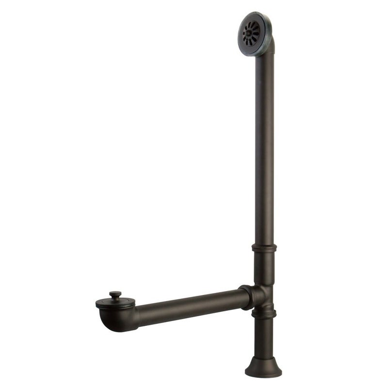 Elements of Design Essentials DS2085 Clawfoot Tub Waste and Overflow Drain Oil Rubbed Bronze