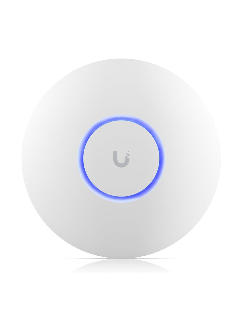 أوبيكويتي نقطة وصول للشبكات UniFi U6+ Wi-Fi 6 ثنائية النطاق، Wi-Fi 6 Standard، حتى 2402 ميجابت في الثانية، WPA3، أكثر من 300 عميل، طقم التثبيت على السقف/الجدار، (محول POE غير متضمن) U6+ - Image 1