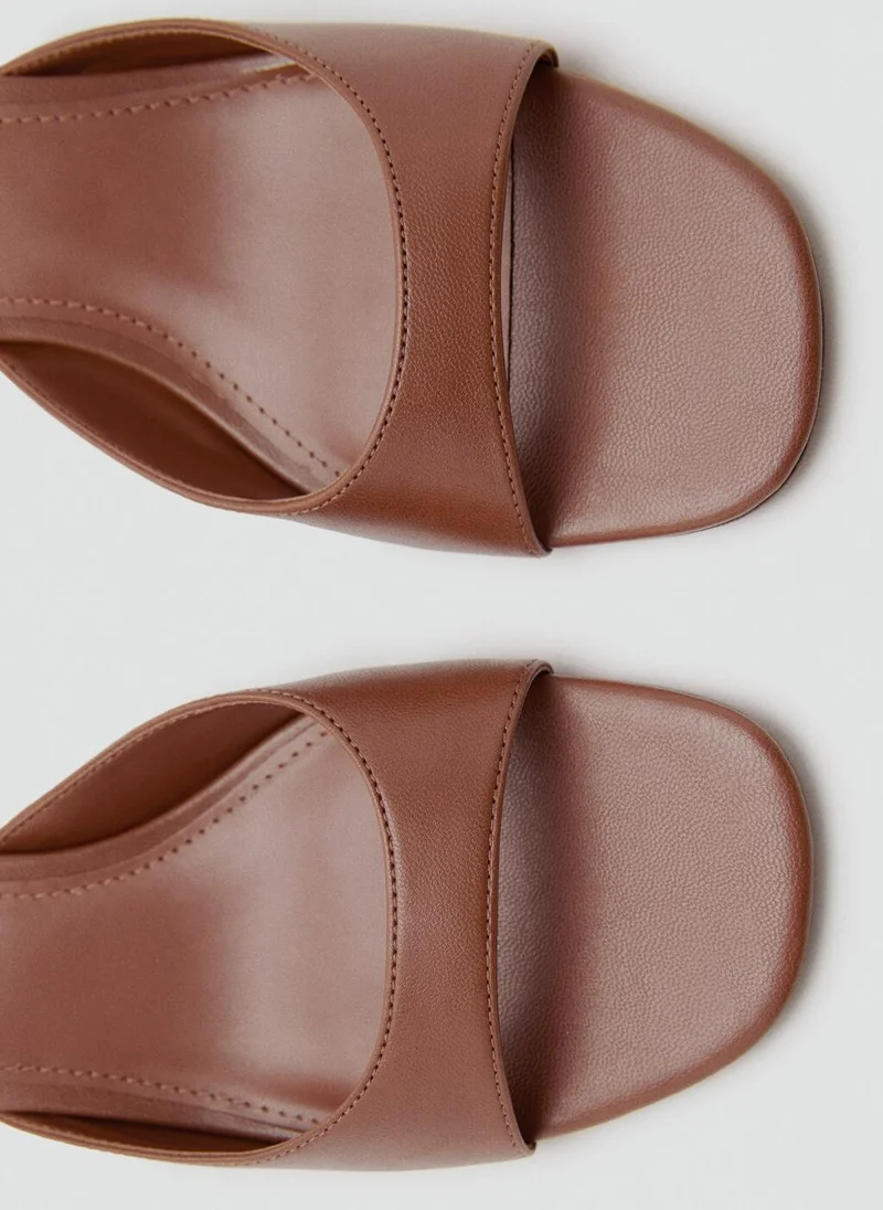MANGO Kitten Heel Sandals