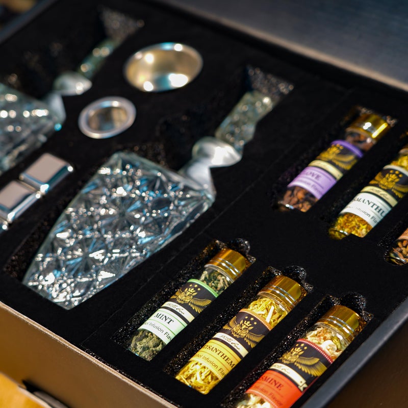WillsCoo Alcohol Infusion Kit for Infusing Whiskey, Gin, Vodka, Tequila, Rum - DIY Your Own Flavored Spirits with Natural Ingredients - Anniversary, Birthday Gift for Men, Husband - Image 2