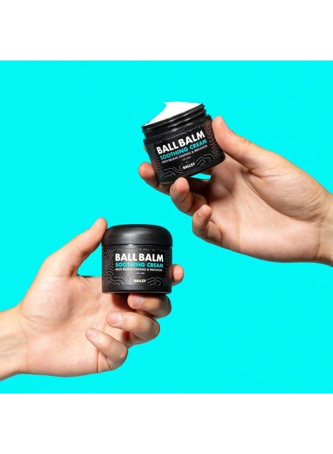Ballsy Groin Balm Soothing Cream, Deep Hydration for Chafed, Dry, or Irritated Skin, for groin area, Convenient Size 2 oz, 2 Ounce (Pack of 1) - Image 4