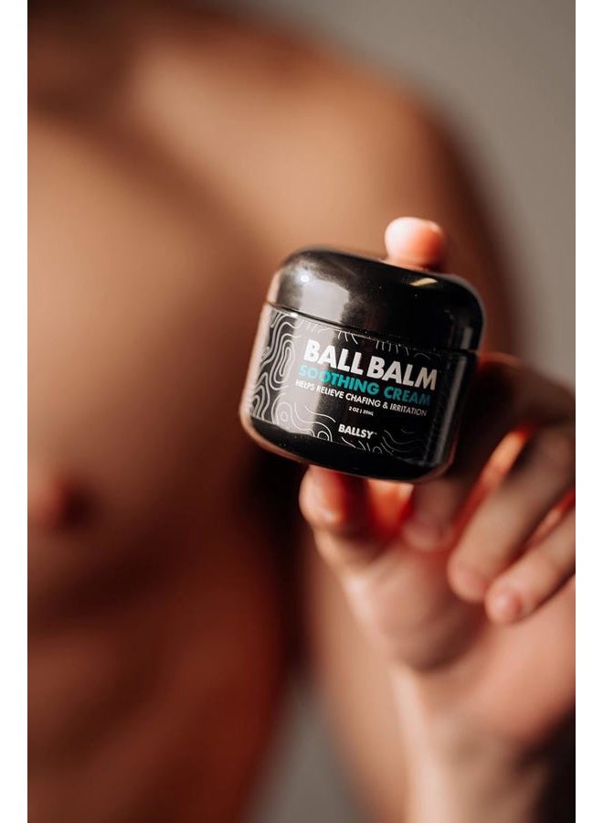 Ballsy Groin Balm Soothing Cream, Deep Hydration for Chafed, Dry, or Irritated Skin, for groin area, Convenient Size 2 oz, 2 Ounce (Pack of 1) - Image 3
