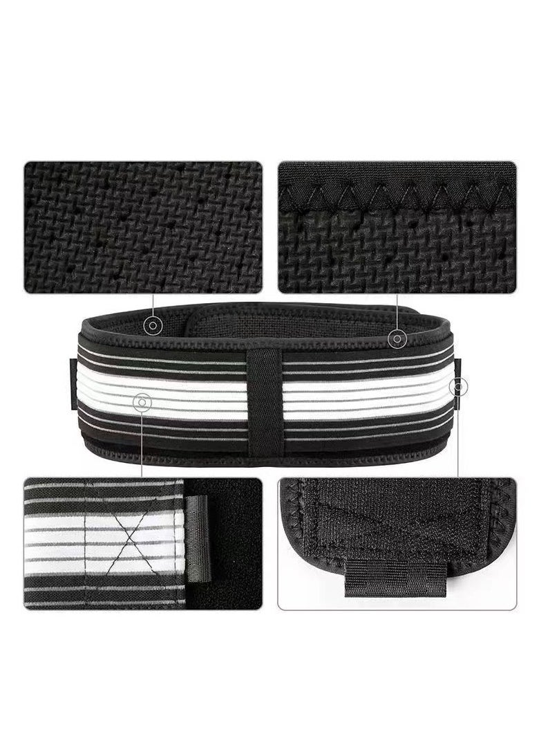 Healife KARVO Sports Support Belt Black Adjustable Breathable Waist Support  - Image 1