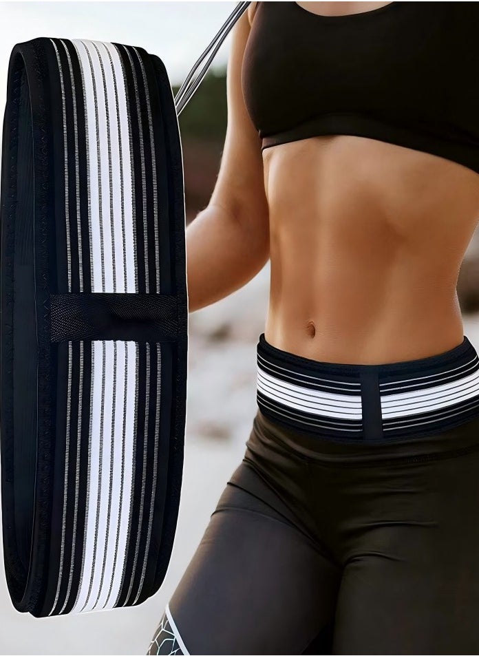 Healife KARVO Sports Support Belt Black Adjustable Breathable Waist Support  - Image 3