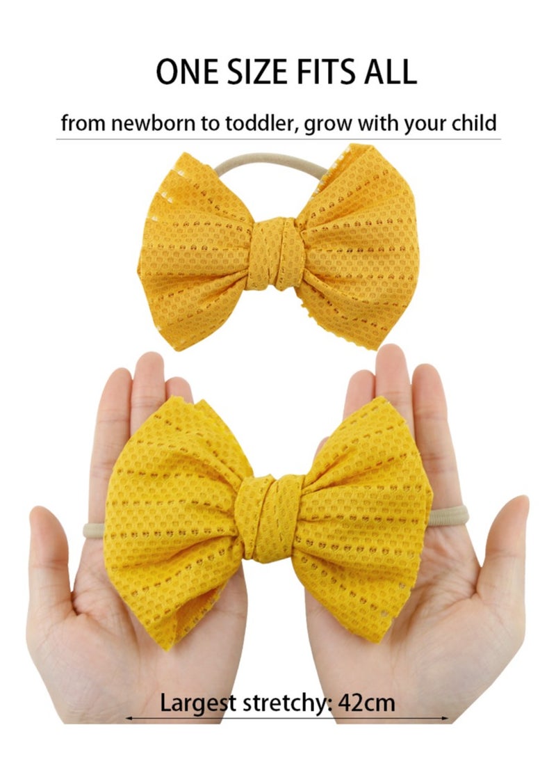 دىدانيالا طقم نظارات وزين شعر زايرة للأطفال والبنات - أصفر - Image 4