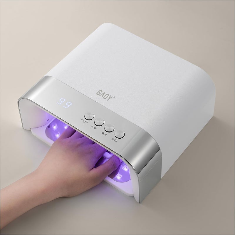 GAOY Professional UV Nail Lamp, Big Cavity Design for Long Nails, 36 LED Fast Curing Light with Infrared Sensor for Salon Gel and Acrylic Polish - Image 1