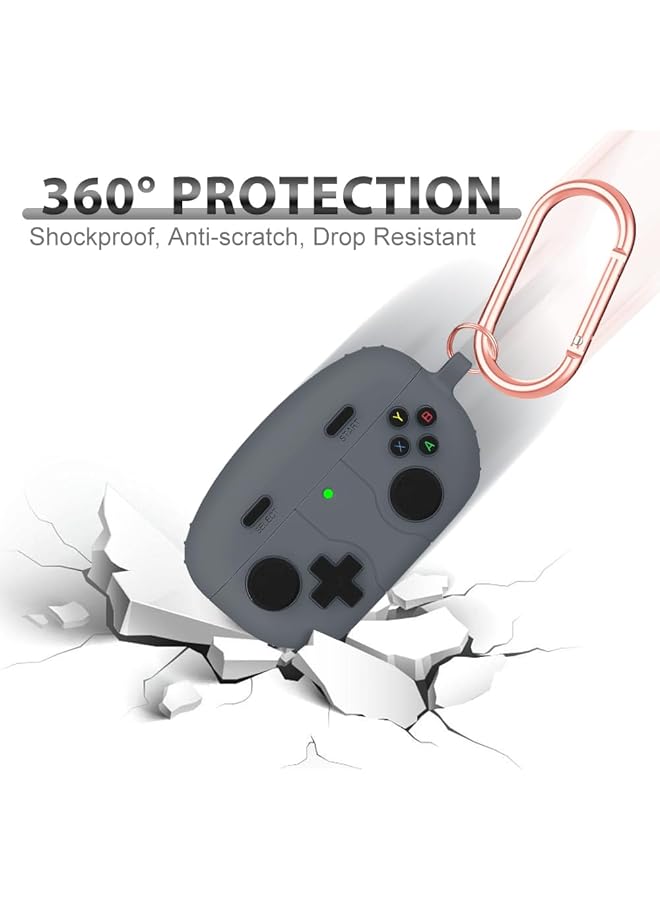 erorex Protective Cover For Sony Wf 1000Xm5 Case Cool Video Game Controller Shape Anti Scratch Shockproof Soft Silicone Headphone Case Skin Cover With Keychain For Sony Wf 1000Xm5 Case - Image 2