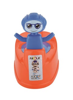 Nabhya Robot Style Toilet Trainer Baby Potty Seat With Removable Tray & Closing Lid For 624 Month Kids (Orange)  - Image 5