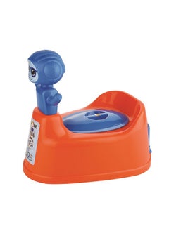 Nabhya Robot Style Toilet Trainer Baby Potty Seat With Removable Tray & Closing Lid For 624 Month Kids (Orange)  - Image 4
