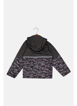 OSHKOSH B'gosh Kids Boy Camouflage Windbreaker Jacket,  Grey  - Image 2