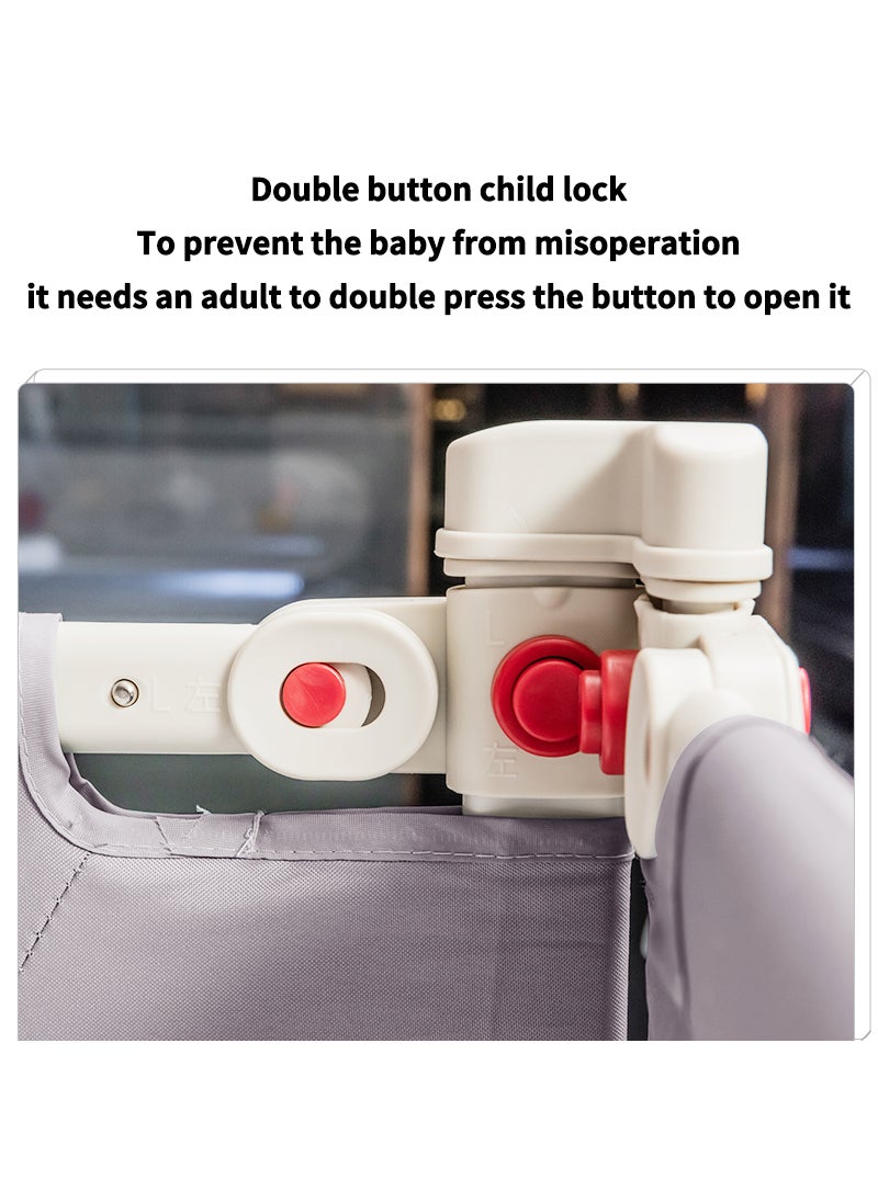 MaBaby High Tenacity Breathable High Density Anti-collision Cotton Universal Bed Circumference (with Double Button Child Lock)  - Image 5