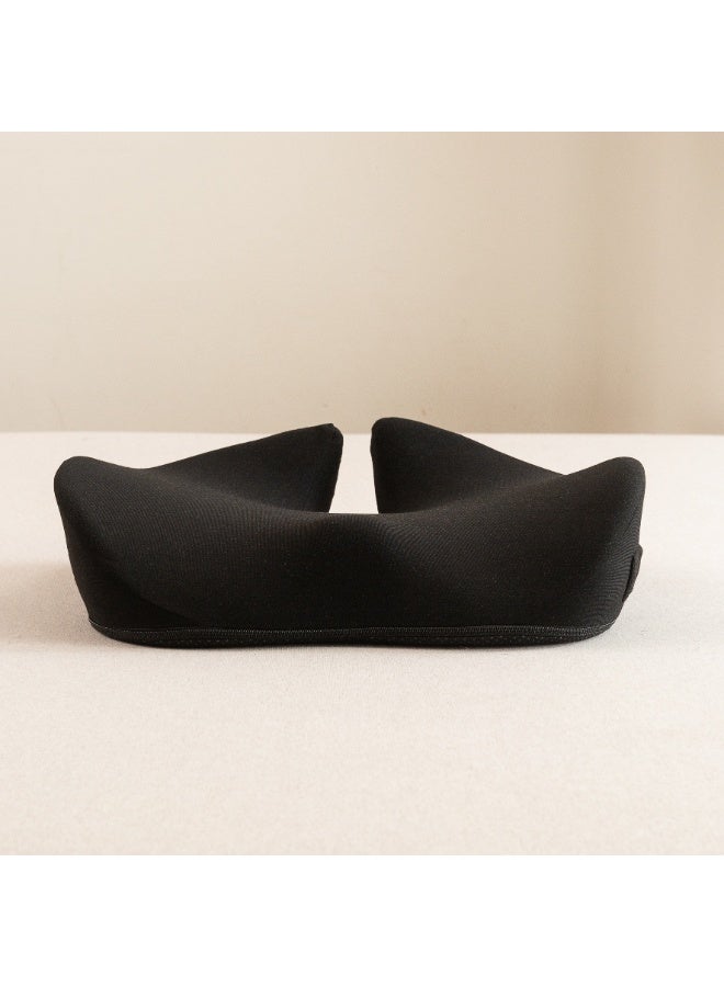 AWLAIT CoccyxCare Orthopedic Memory Foam Seat Cushion for Pressure Relief, Black - Image 1