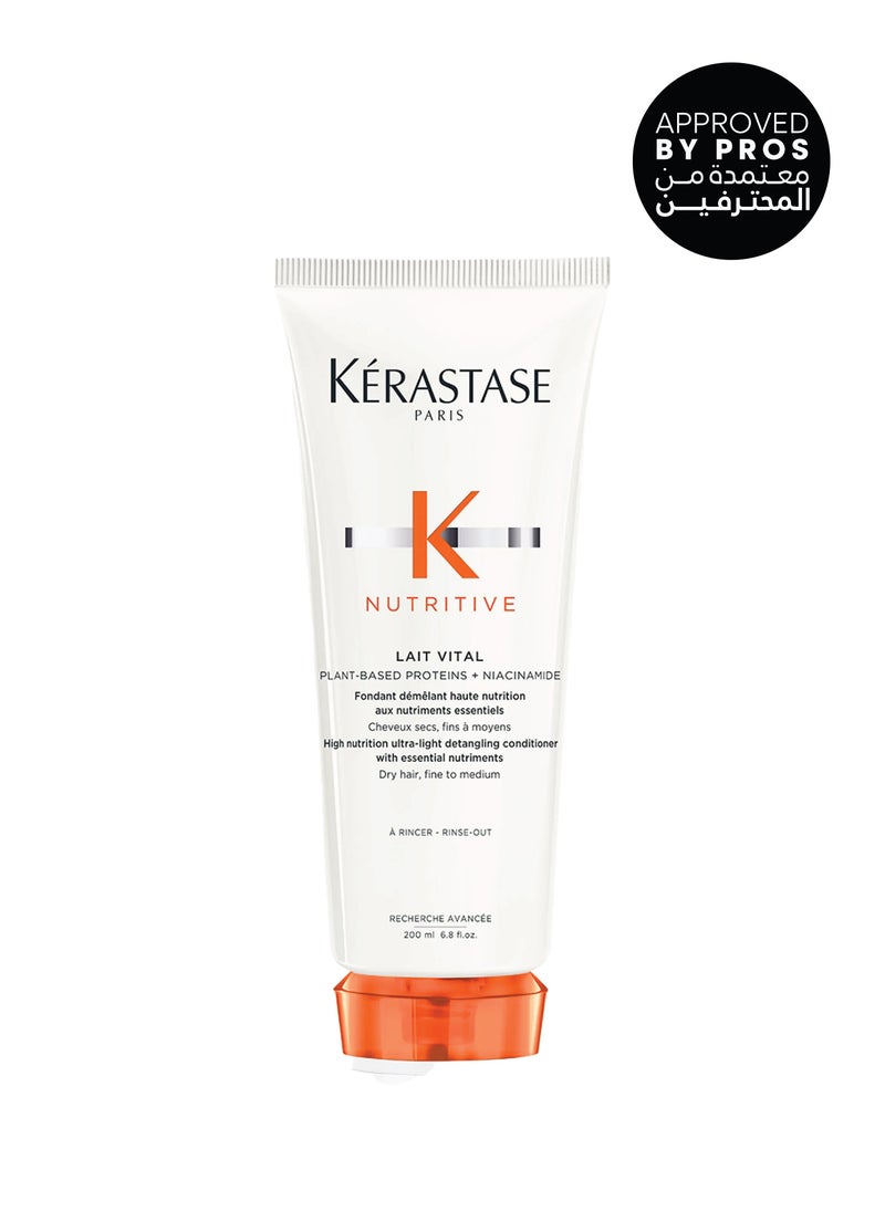 KERASTASE Nutritive Lait Vital Detangling Conditioner For Dry Hair 200Ml  - Image 1