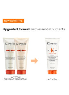 KERASTASE Nutritive Lait Vital Detangling Conditioner For Dry Hair 200Ml  - Image 4