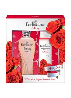 Enchanteur مجموعة هدايا عطر انشانتر او دي تواليت ومزيل العرق - انتيسينج، هدية الحب، 175 مل  - Image 1