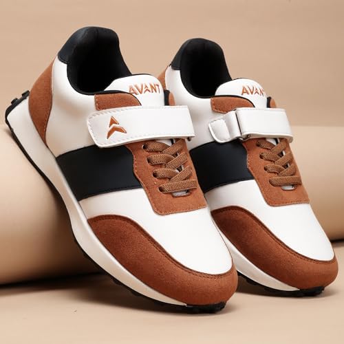 AVANT Kids' TrailPals Sneakers (AVKSH001CL01SIZE11_Tan/Navy_UK11) - Image 3