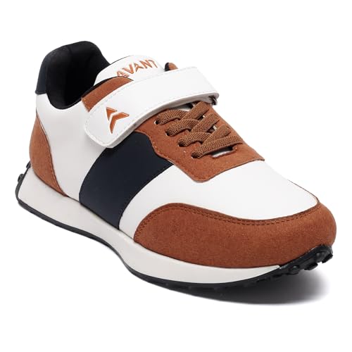 AVANT Kids' TrailPals Sneakers (AVKSH001CL01SIZE11_Tan/Navy_UK11) - Image 1