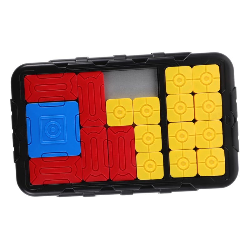Black Sliding Puzzle Game Interactive Logic Brain Teaser Cognitive Development Travel Fun - Image 2