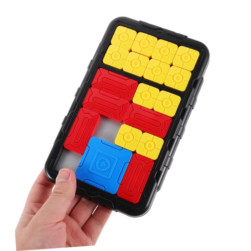 Black Sliding Puzzle Game Interactive Logic Brain Teaser Cognitive Development Travel Fun - Image 5