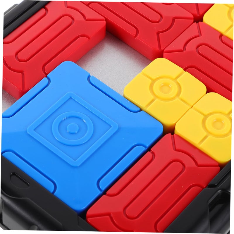 Black Sliding Puzzle Game Interactive Logic Brain Teaser Cognitive Development Travel Fun - Image 4