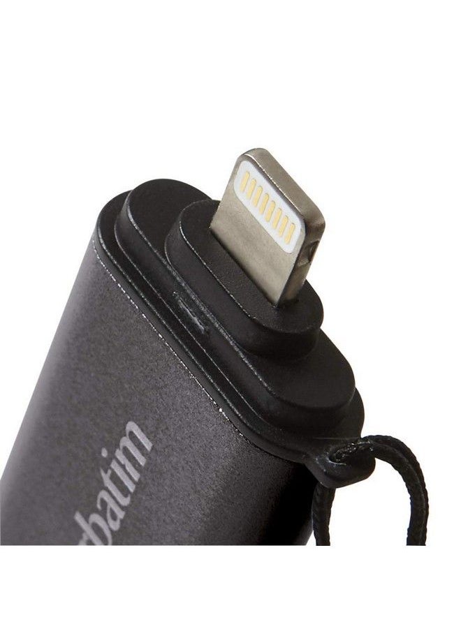VERBATIM - 64Gb Store ‘N’ Go Dual Usb 3.0 Flash Drive For Apple Lightning Devices Graphite - Image 1
