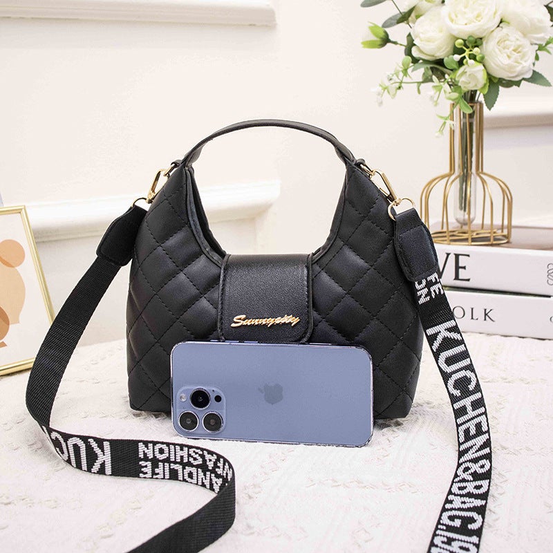2023 Korean Fashion Handbag Women'S Bag Diamond Messenger Bag Trendy Shoulder Bag - Image 5