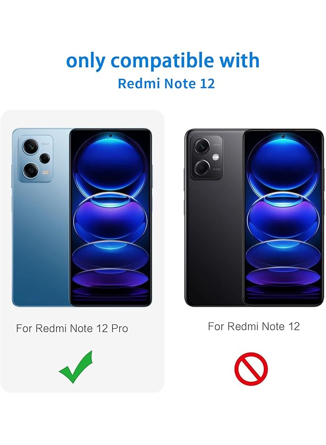 إيروريكس متوافق مع جراب Xiaomi Redmi Note 12 Pro 5G جراب شفاف ممتص للصدمات من مادة TPU مع زوايا معززة غطاء حماية مضاد للصدمات ومضاد للسقوط لهاتف Xiaomi Redmi Note 12 Pro 5G جراب 6.67 بوصة - Image 2