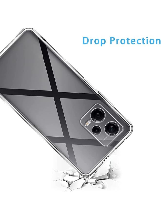 إيروريكس متوافق مع جراب Xiaomi Redmi Note 12 Pro 5G جراب شفاف ممتص للصدمات من مادة TPU مع زوايا معززة غطاء حماية مضاد للصدمات ومضاد للسقوط لهاتف Xiaomi Redmi Note 12 Pro 5G جراب 6.67 بوصة - Image 3