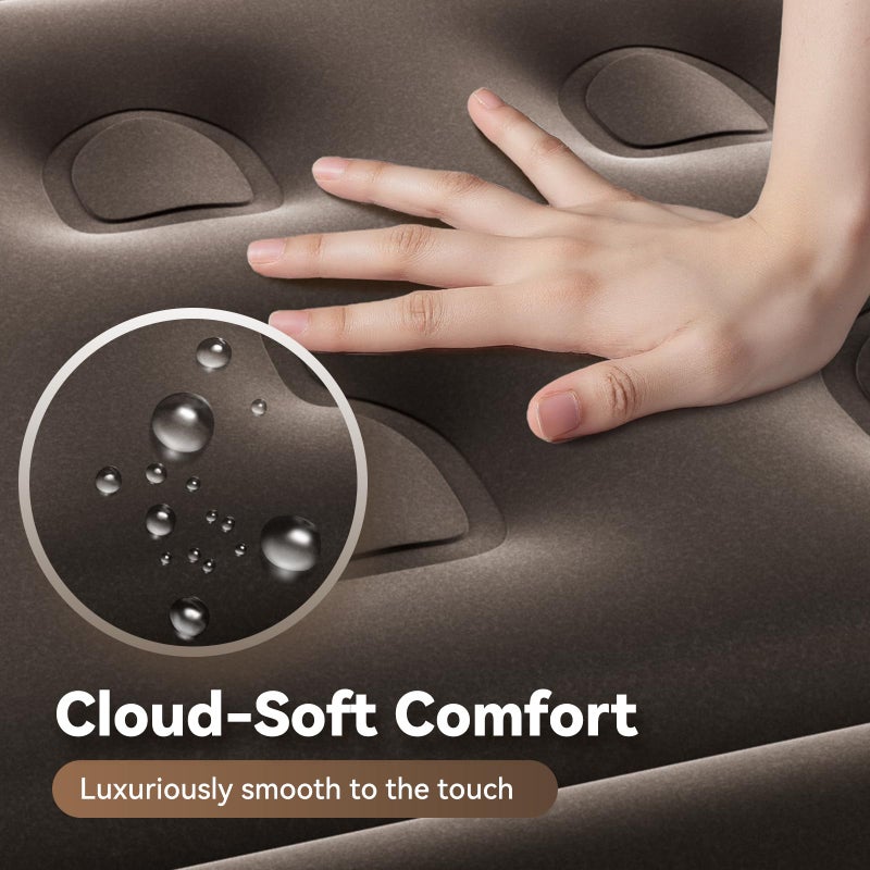 DIVON Full Air Mattress with Built in Pump Raised, 2 Min Self Inflatable Mattress, 18â€™â€™ Blow up Mattress for Adults, 660 LBS Portable Air Bed for Guest, Camping, Travel & Floor, Brown - Image 5