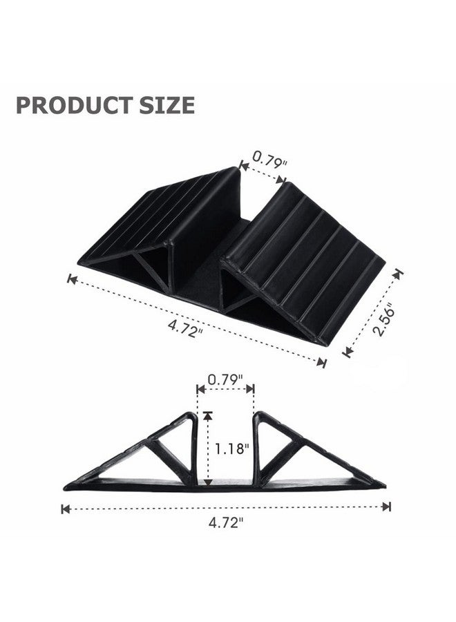 asdmm Pet Gate Triangle Stabilizer Support, Anti-Kick Fall Prevention Reinforcement Card Slot for 4/5 Inch Fence Barrier Stair Railing (4) - Image 2