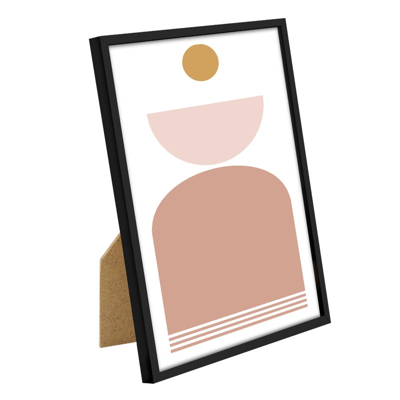 upsimples 8x10 Picture Frame Set of 3  Made of High Definition Glass for 8 x 10 Black Frames  Wall and Tabletop Display Thin Border Photo Frame for Home D?cor - Image 2