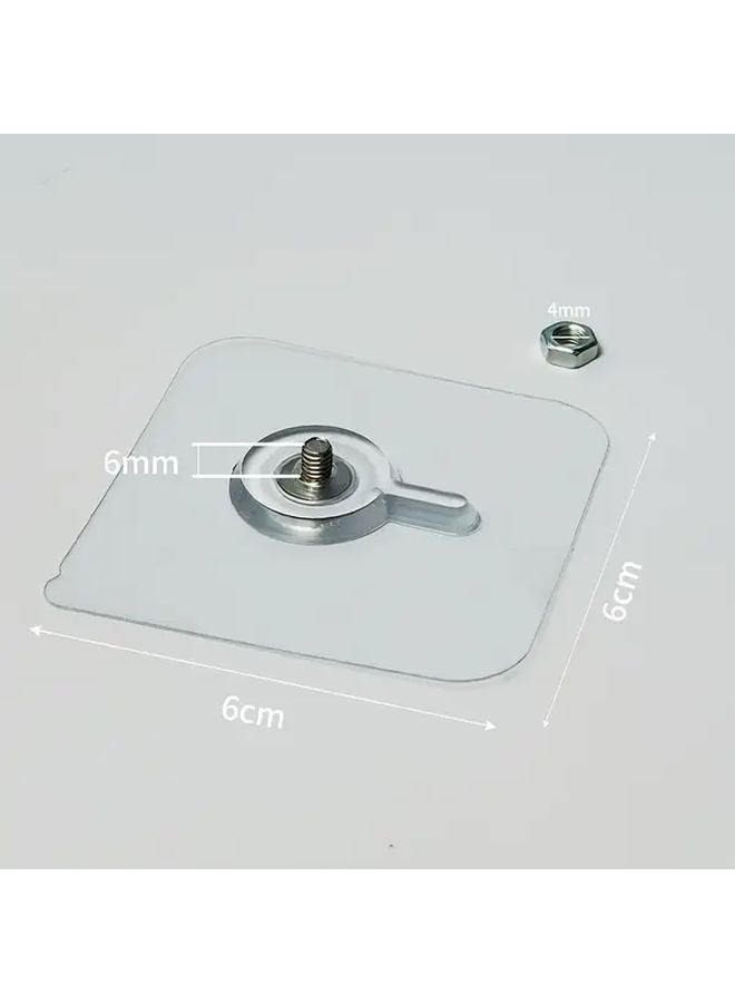 5pcs Reinforced Photo Frame And Screw Stickers Traceless Wall Hanging Hooks - Image 2