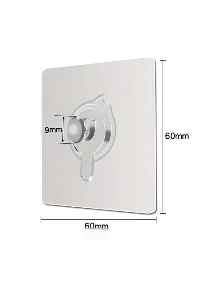 5pcs Reinforced Photo Frame And Screw Stickers Traceless Wall Hanging Hooks - Image 3