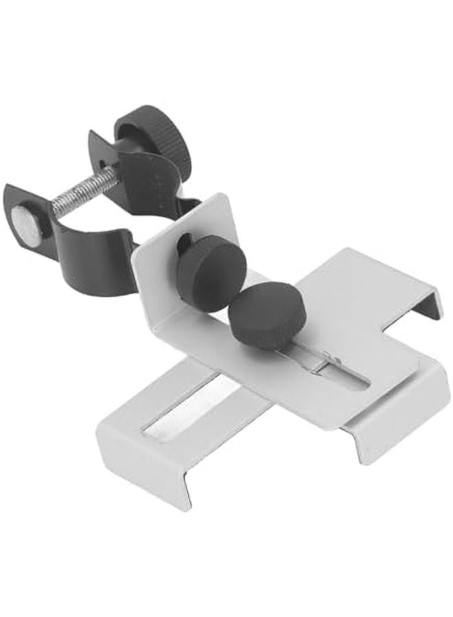 حامل الهاتف الذكي المعدني للتلسكوبات والمجاهر قابل للدوران 360 درجة وعرض قابل للتعديل - Image 1