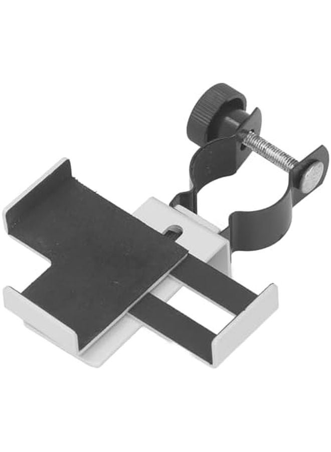 حامل الهاتف الذكي المعدني للتلسكوبات والمجاهر قابل للدوران 360 درجة وعرض قابل للتعديل - Image 3