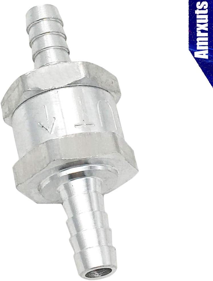 Amrxuts 8mm 5/16" Fuel Non Return One Way Check Valve Petrol Diesel Fuel Oil Water Aluminium Alloy - Image 3