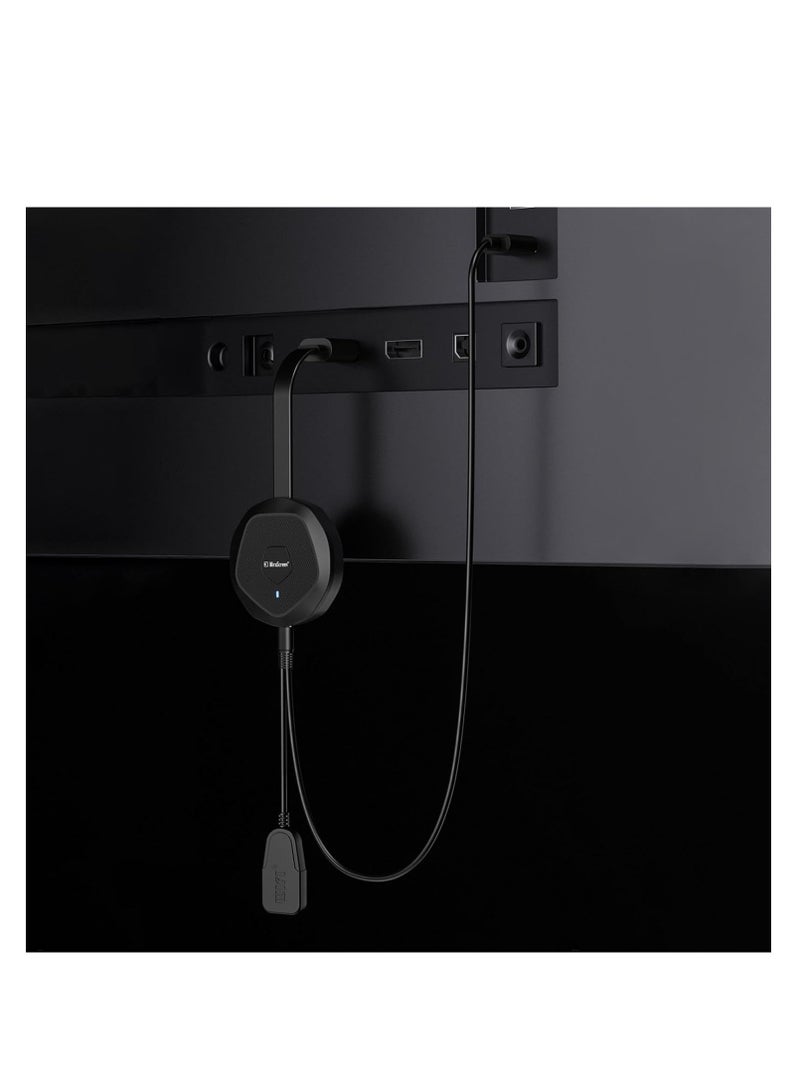 محول عرض لاسلكي لعكس الشاشة عالية الدقة محول HDMI محمول لاسلكي لعرض الهواتف الذكية محول عرض لاسلكي عالي الدقة للاجتماعات والعروض التقديمية لعكس الشاشة بسهولة - Image 2