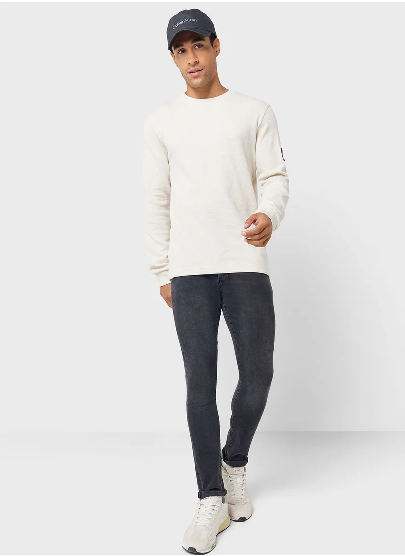 Calvin Klein Jeans Logo Crew Neck T-Shirt