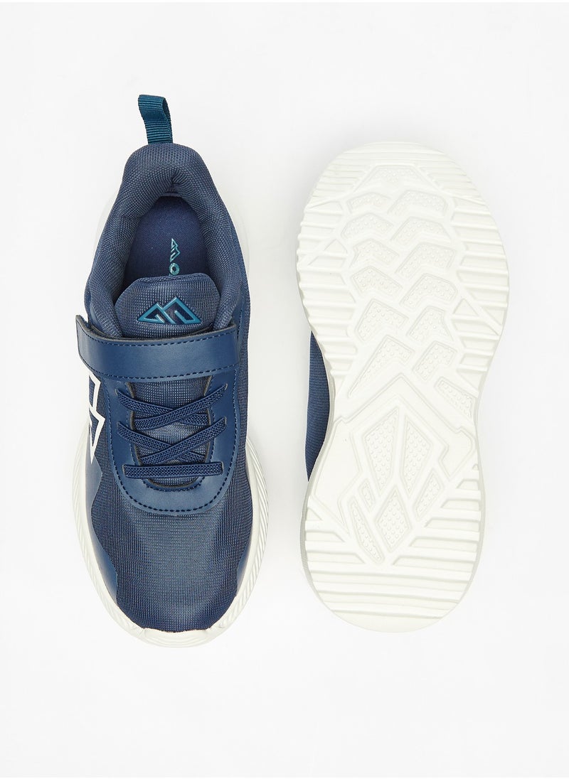 Oaklan by Shoexpress - Boys Textured Sports Shoes with Hook and Loop Closure - Image 1