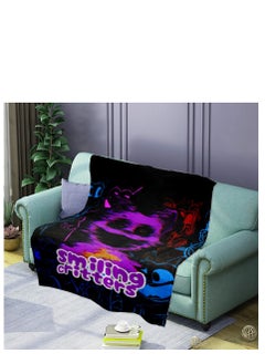 Y&D poppy playtime smiling crittersFlannel Throw Blanket  Super Soft Lightweight Air Conditioner Blanket Cooling Summer Blanket Towel Blanket for Couch  - Image 1